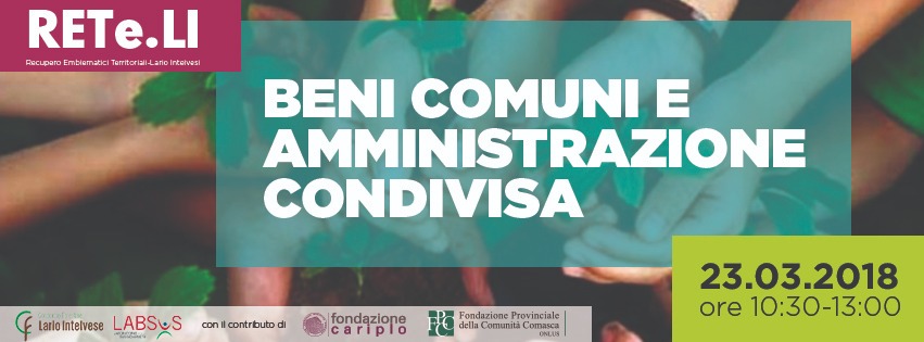 WORKSHOP “BENI COMUNI E AMMINISTRAZIONE CONDIVISA”