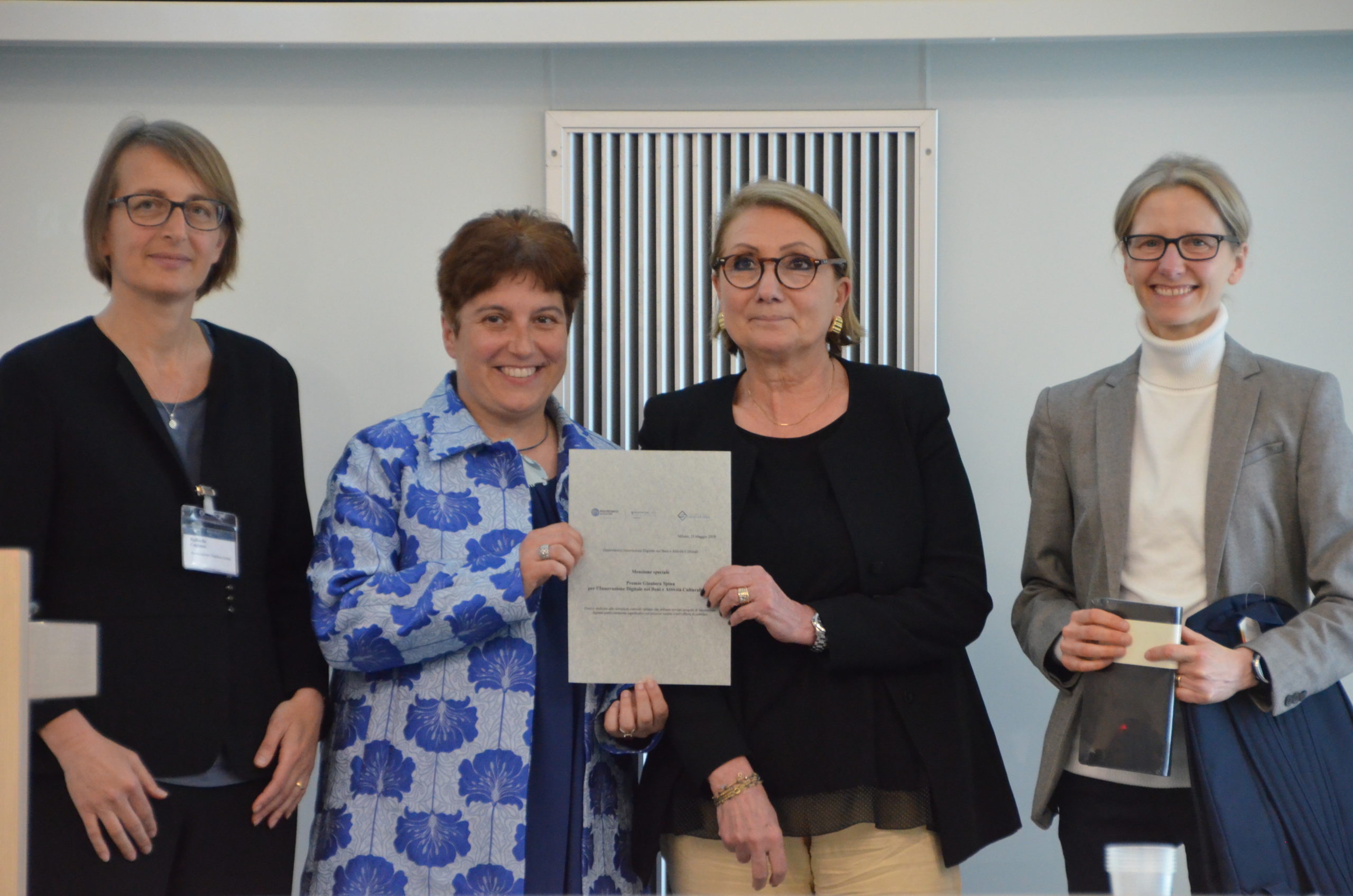 Premio “Gianluca Spina” 2019 – Menzione speciale a Villa Bernasconi