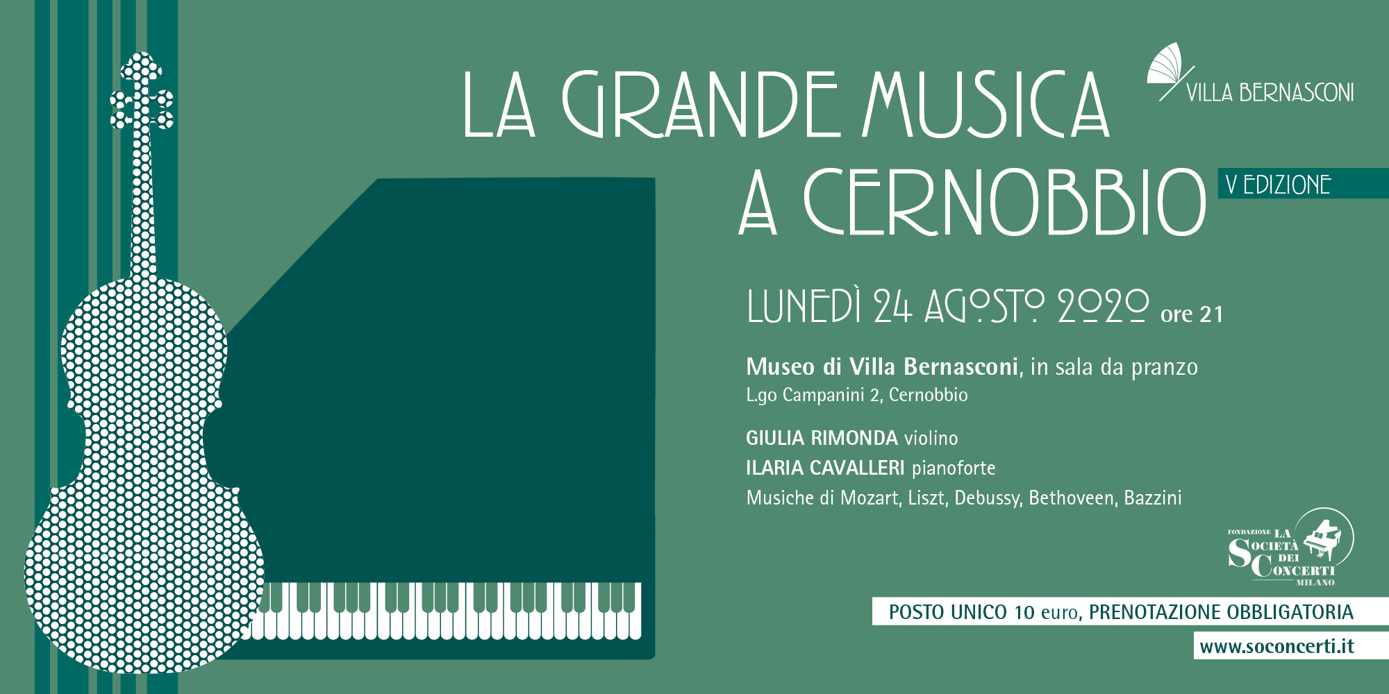 LA GRANDE MUSICA A CERNOBBIO – AGOSTO
