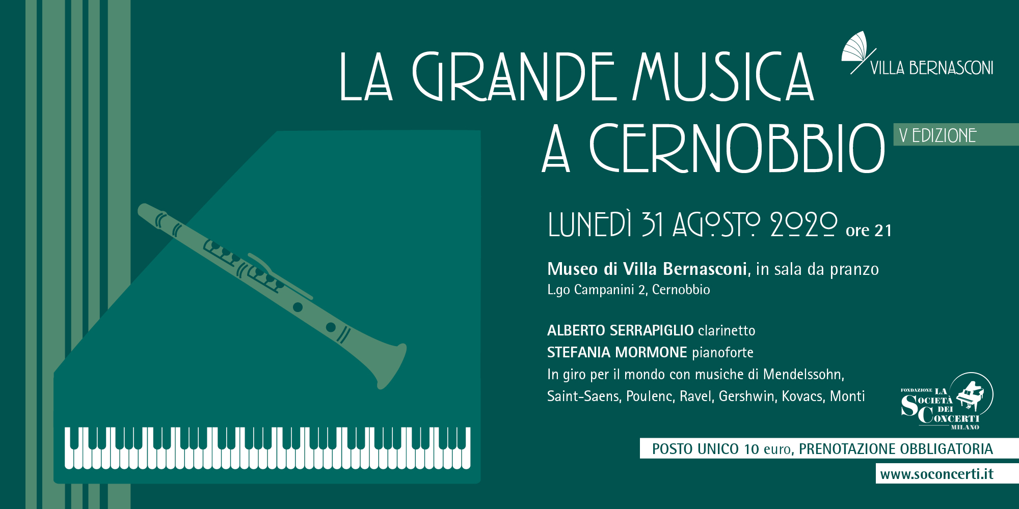 LA GRANDE MUSICA A CERNOBBIO – AGOSTO
