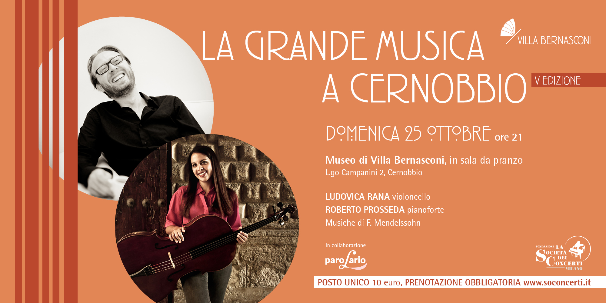 LA GRANDE MUSICA A CERNOBBIO – PAROLARIO
