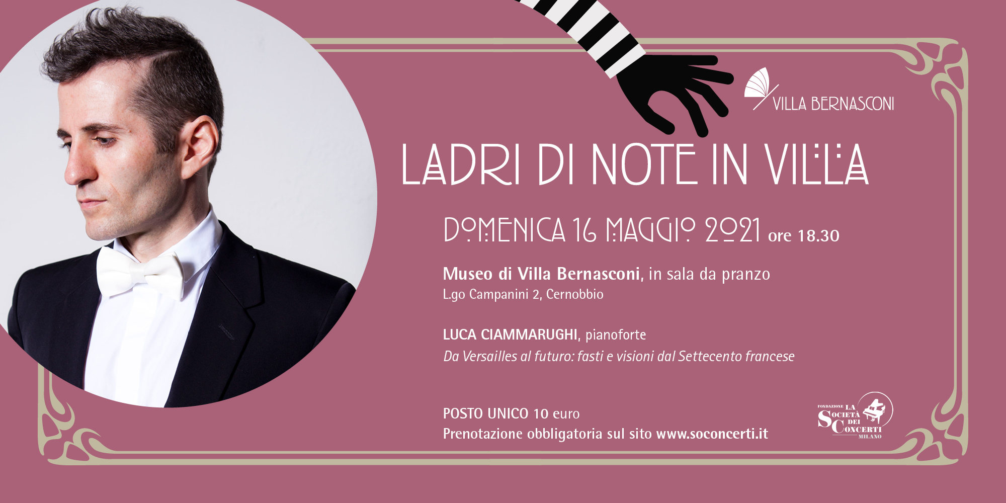 PRIMO APPUNTAMENTO CON “LADRI DI NOTE”: ECCO LUCA CIAMMARUGHI