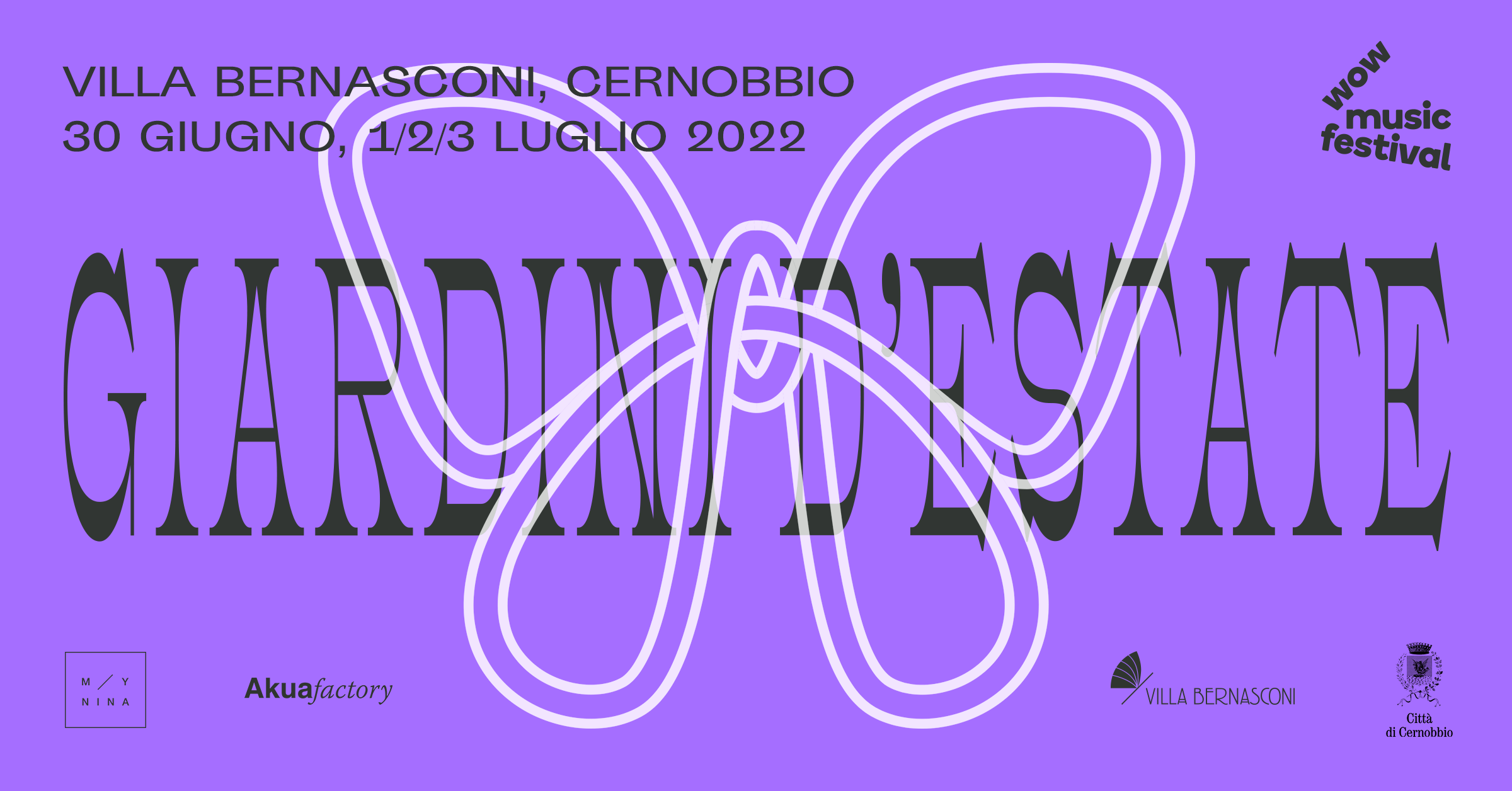 WOW MUSIC FESTIVAL 2022 – GIARDINI D’ESTATE