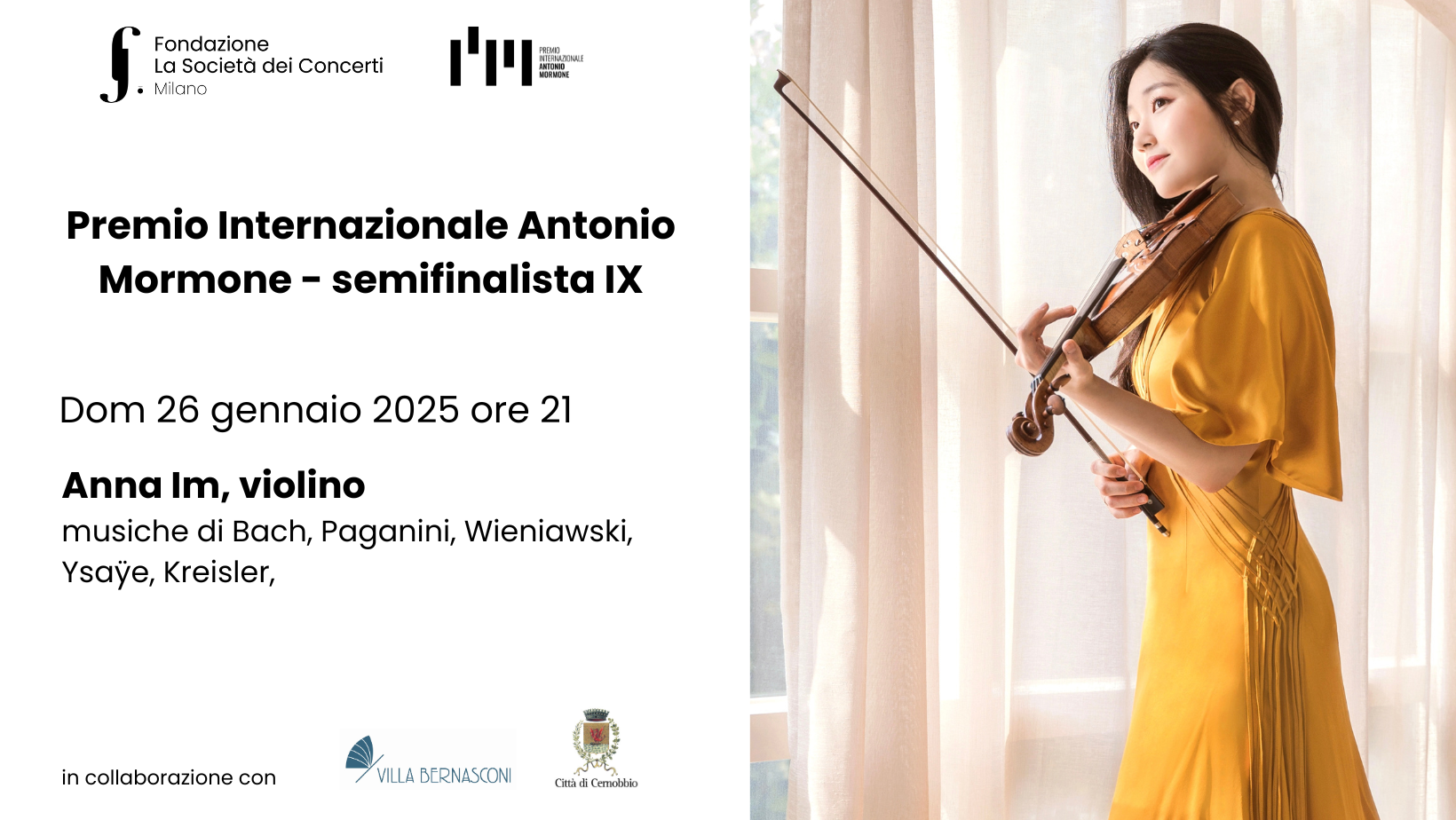 CONCERTO SEMIFINALI DEL PREMIO INTERNAZIONALE ANTONIO MORMONE