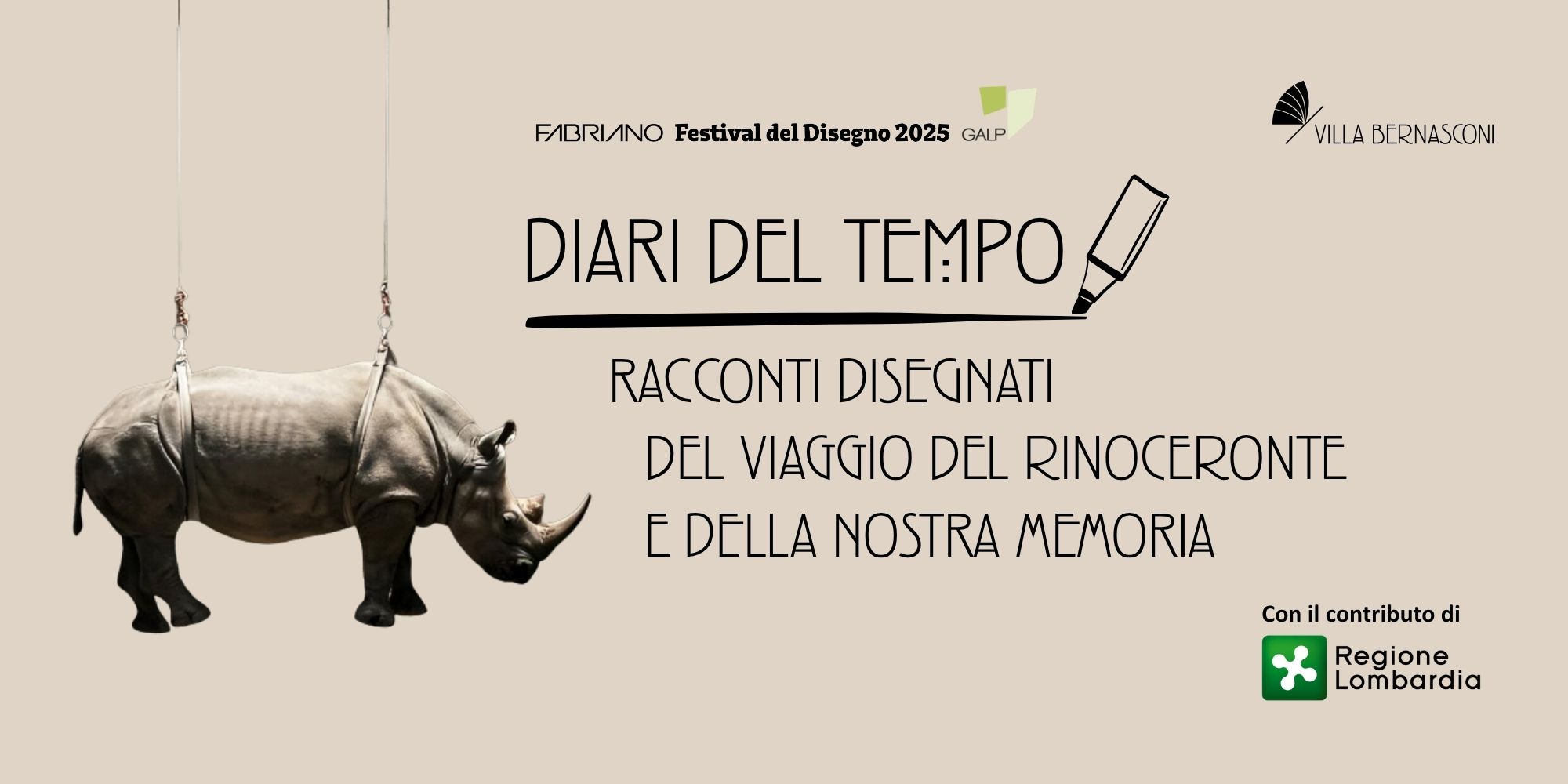 DIARI DEL TEMPO. RACCONTI DISEGNATI DEL VIAGGIO DEL RINOCERONTE E DELLA NOSTRA MEMORIA