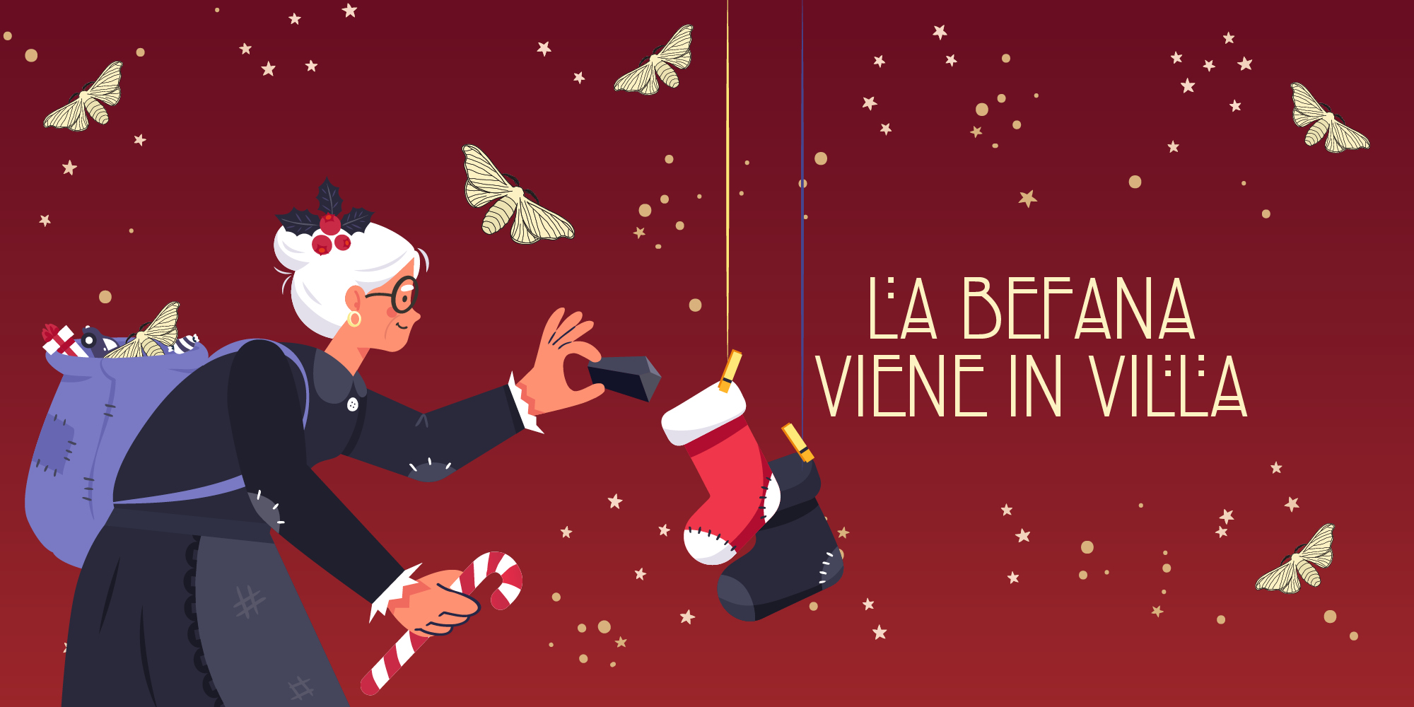 LA BEFANA VIENE IN VILLA
