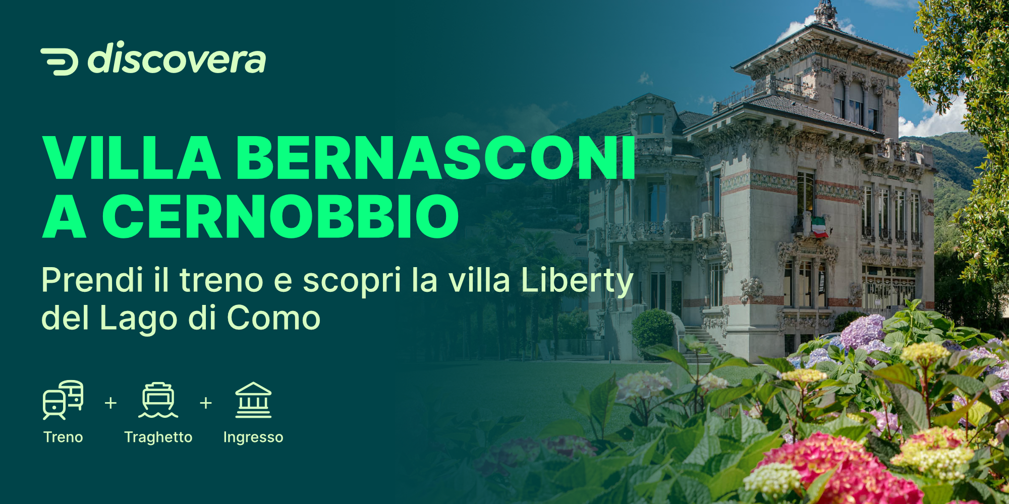 RAGGIUNGICI CON I MEZZI GRAZIE AL PACCHETTO SOSTENIBILE DI DISCOVERA